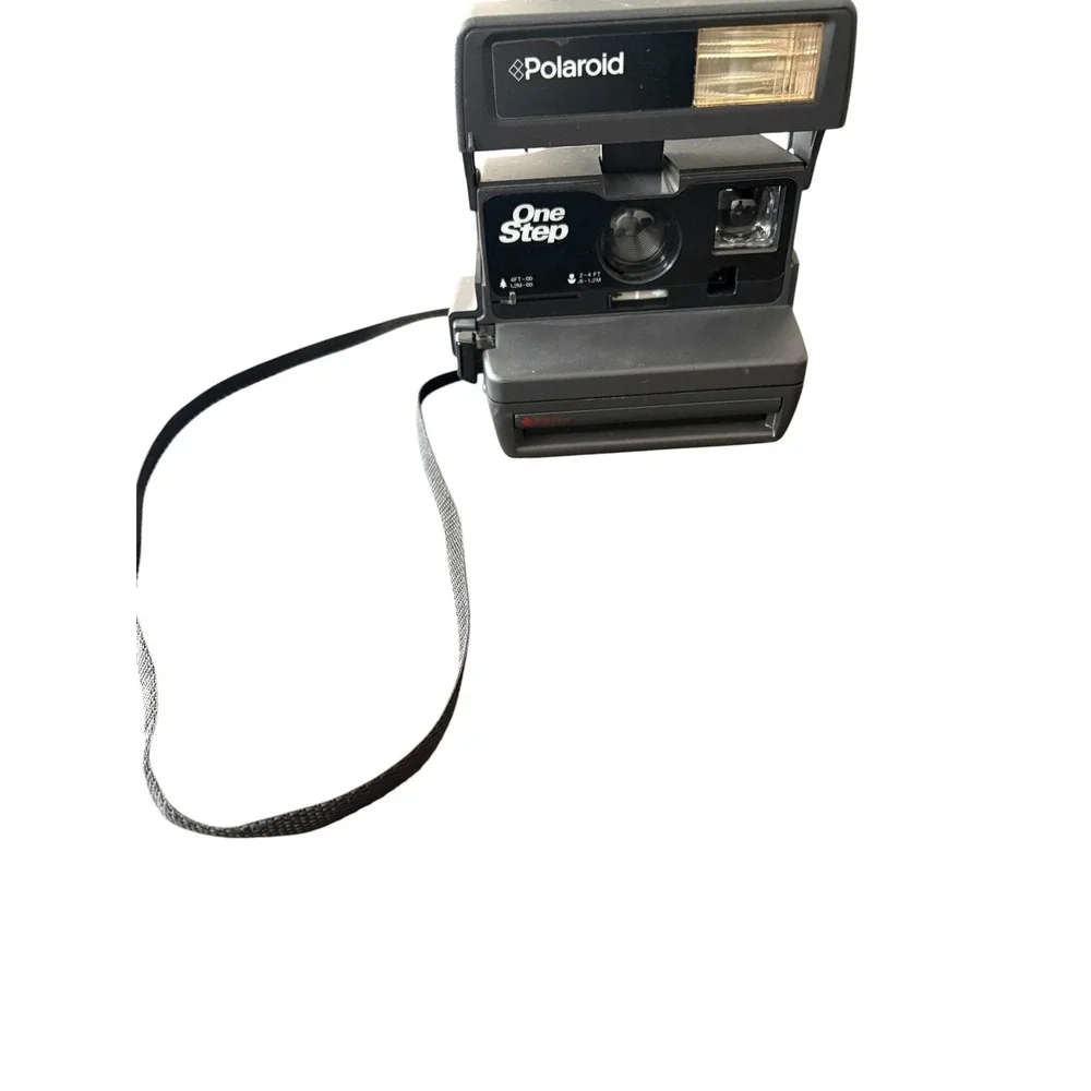 Polaroid OneStep Closeup Instant Film Camera Vintage 600 Series Dark Gray Flash